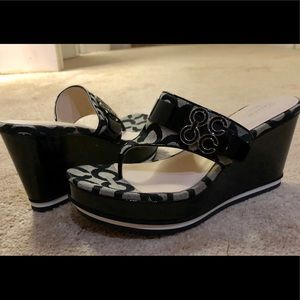Authentic Coach sandals